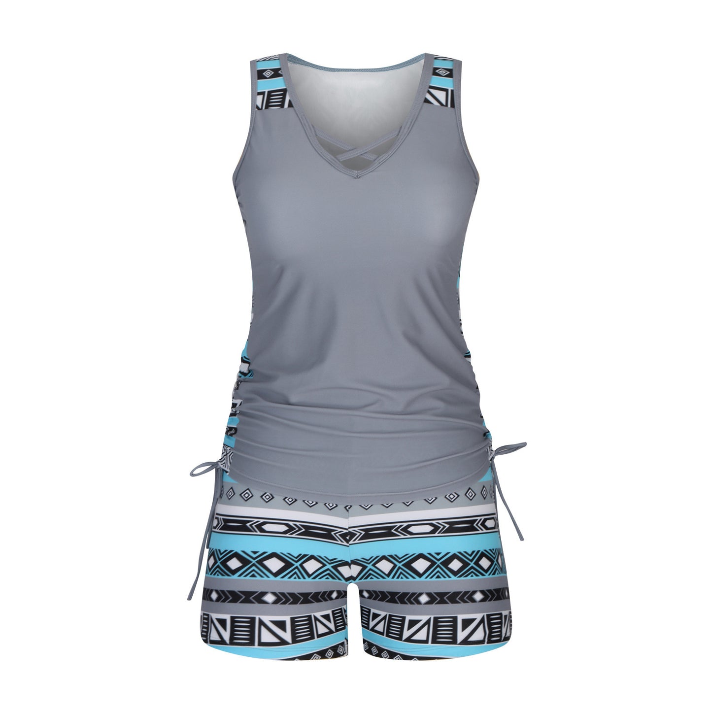 European And American Women's Seperated Swimwear High Waist Swimsuit Tied Top 789db4fe aff3 4bab ba0f 382b5054f198