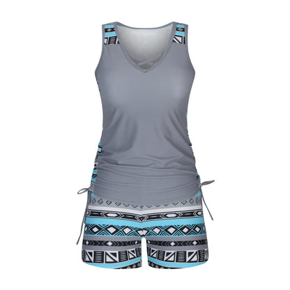 European And American Women's Seperated Swimwear High Waist Swimsuit Tied Top 789db4fe aff3 4bab ba0f 382b5054f198