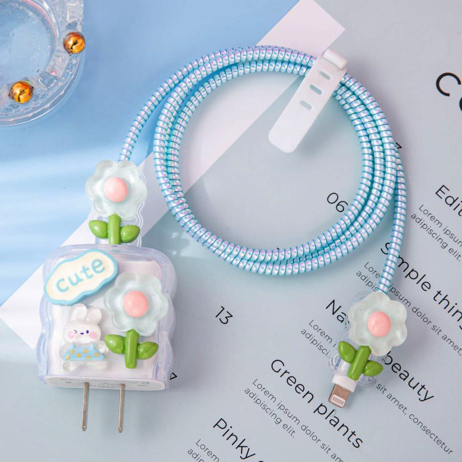Cute Mobile Phone Data Cable Charger Protective Cover 78acb073 e7f4 4e4c b846 a7c655d7a5e3