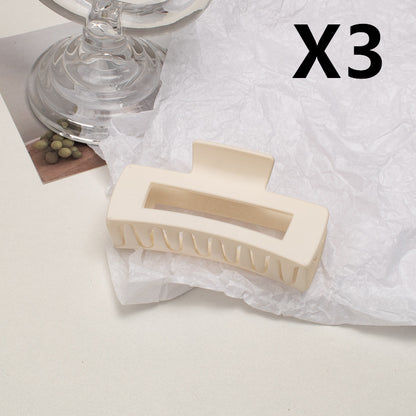 Simple Ins Frosted Cream Plate Hair Clip 78b5752f 5696 4da1 b399 d664729af41b
