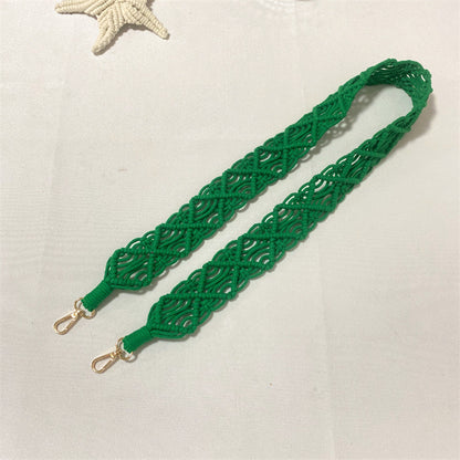 Woven Replacement Handbag Strap Widened Mobile Phone Crossbody Bag Strap Anti-lost Lanyard - 图片 11