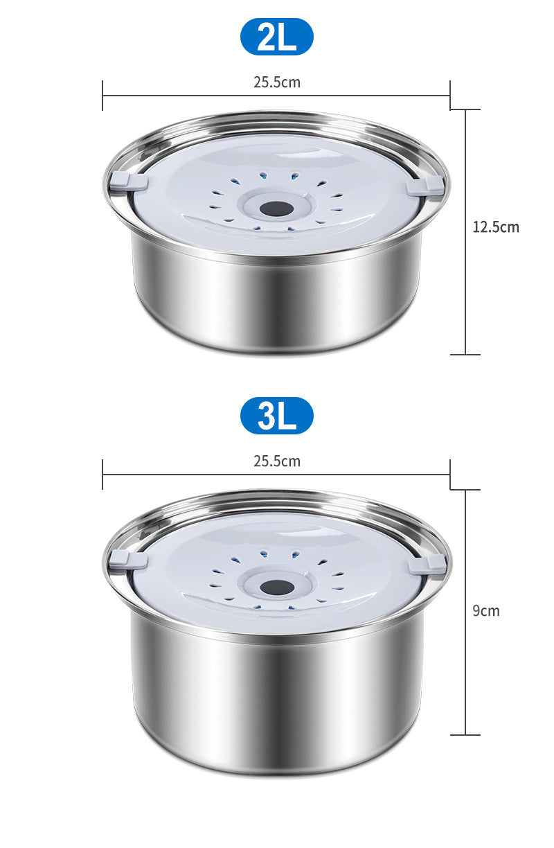 Stainless Steel Large Capacity Floating Pet Bowl 78fe3eb6 8726 4344 8972 64c1aaec3f31