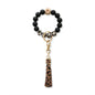 Silicone Wrist Keychain Handmade Beaded Leather Tassel Bracelet 78febe11 3048 41ca 92d3 fee6e60d16da