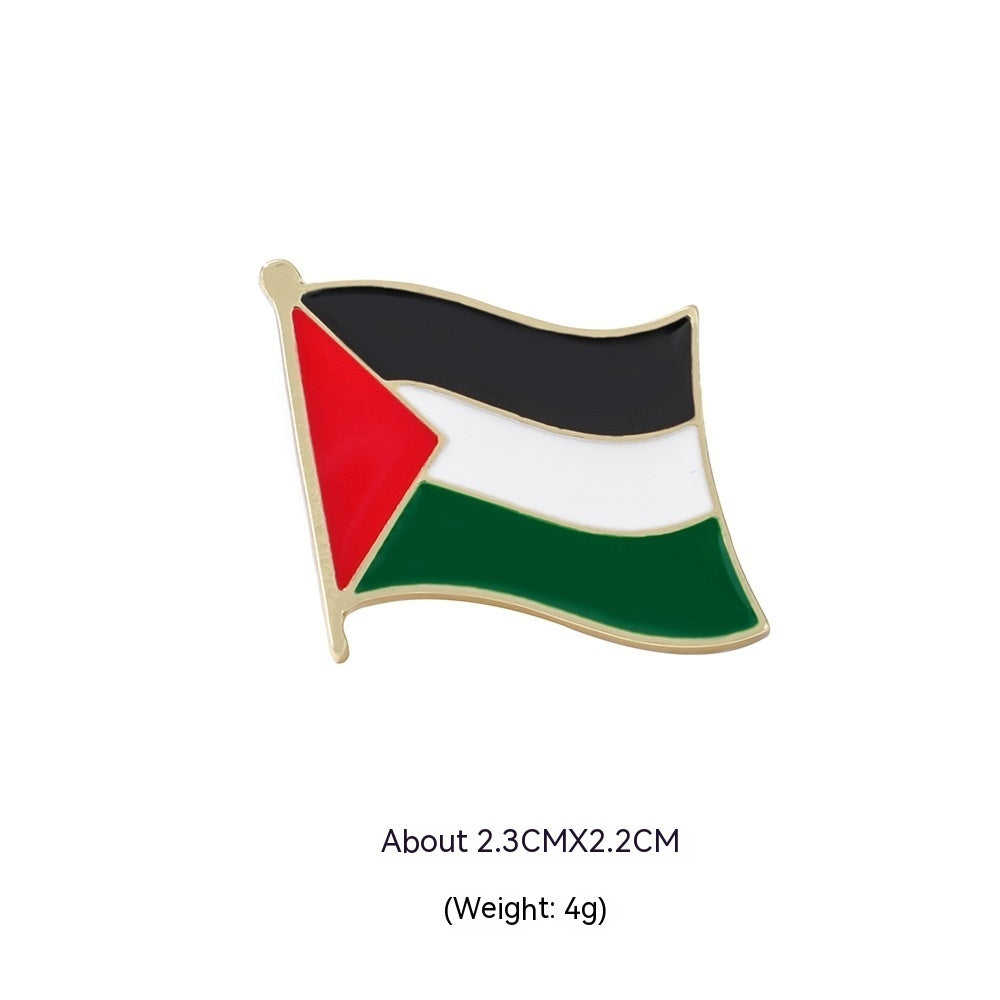 Fashion Simple Free Palestine Flag Brooch 79015bc2 fe4b 4910 a2af 8f44f3b3af41 trans