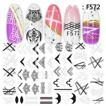 Japanese Three-dimensional 5D Embossed Nail Stickers 79041206 0fc4 4228 a1b7 4da157aebb7c