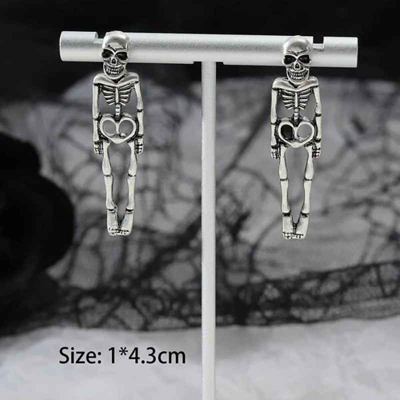 Halloween Earrings Skull Simulation Human Skeleton Detachable Stud Earrings 791eae98 6bb2 4c2b 91d5 0b077ece95d2