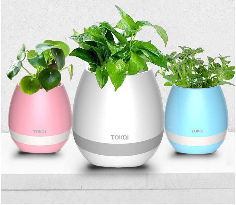 Touch-sensitive music vase desktop audio 7927382333718