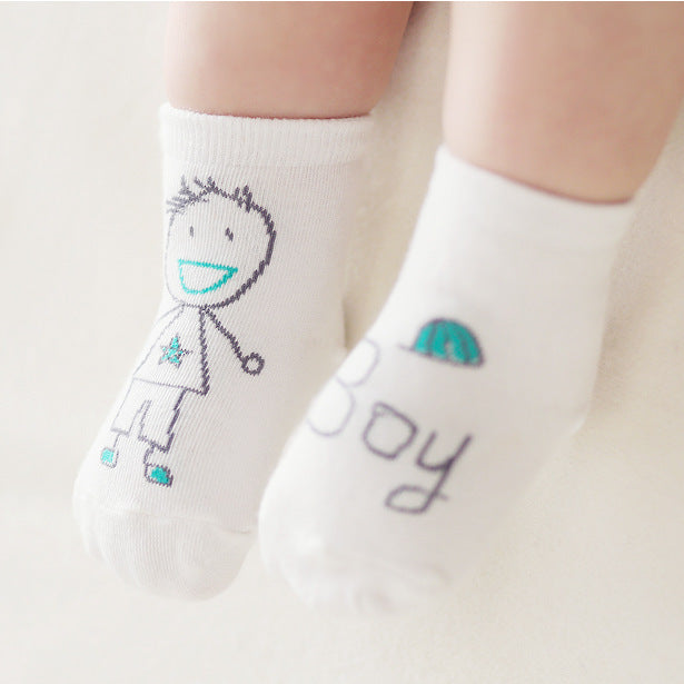 Baby's Socks Cartoon Asymmetric Baby Non-slip Room 792c03ff 7200 40ab bf77 c4639d200613