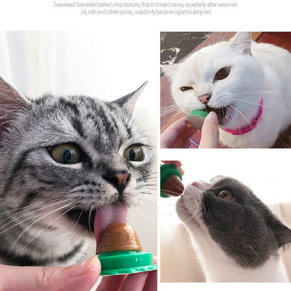 Pet Cat Sugar Energy Ball Lick Toys Catnip 793952165842