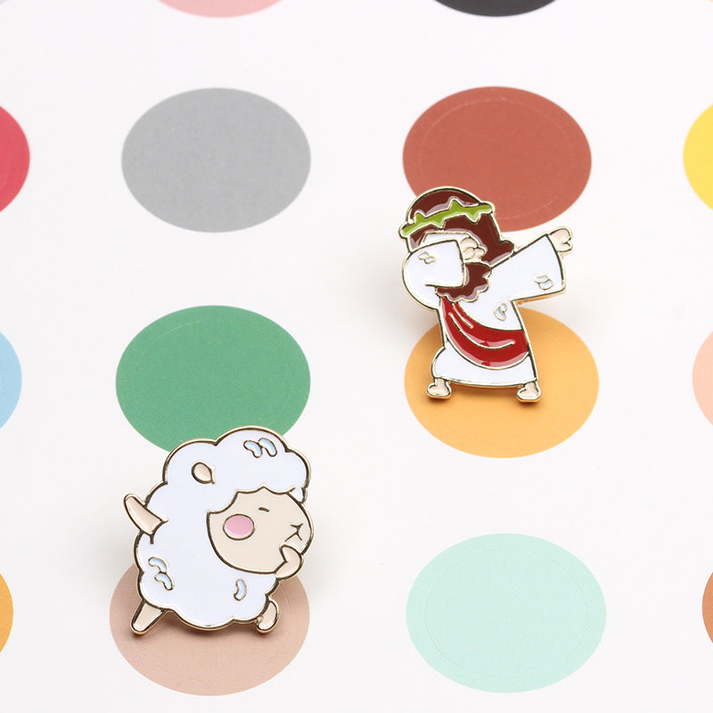 Cute Cartoon Brooch Japanese Badge Couple Backpack Ornaments 793a1313 2e8e 4076 8b0e f3c1244a39ce