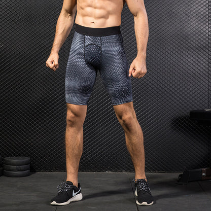Men's 3D three-dimensional printing training fitness running pants 7946566662 27037920
