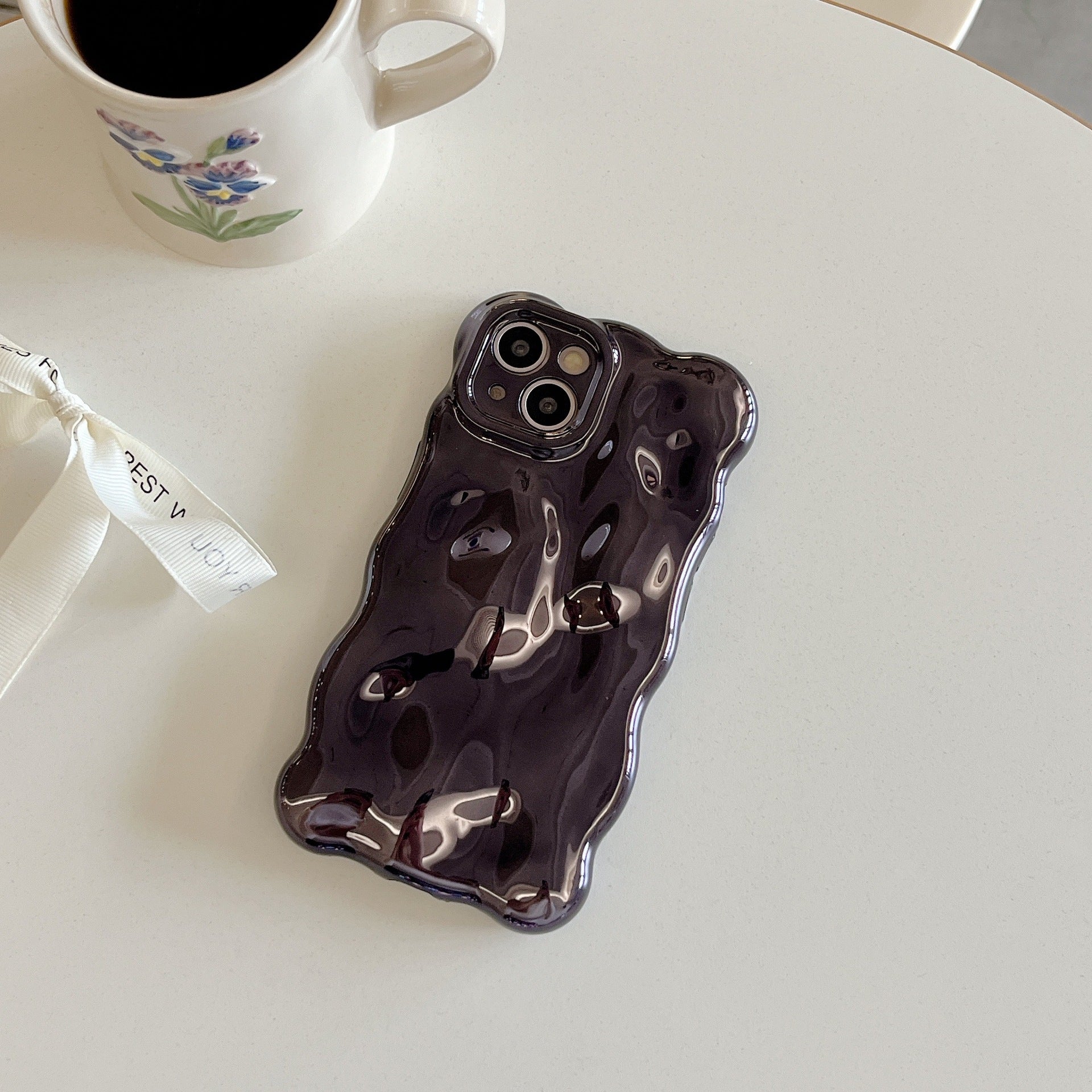 Pure Color Bubble Shell Electroplating Advanced Sense - 图片 5