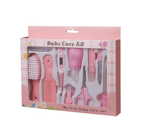 Maternal and Infant Thermometer Feeding Nasal Nasal Care 10 Piece Set Baby Manicure Clamp Nail Clipper Set 794721261499