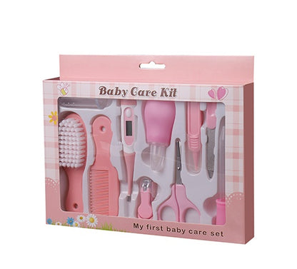 Maternal and Infant Thermometer Feeding Nasal Nasal Care 10 Piece Set Baby Manicure Clamp Nail Clipper Set 794721261499