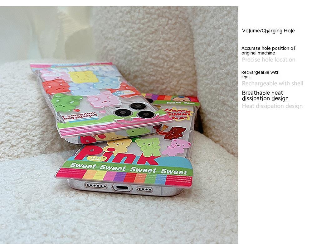 Transparent Gummy Bear Applicable Mobile Phone Shell For IPhone 7958baa8 ed70 46f9 b9ac c0369936f1cf trans