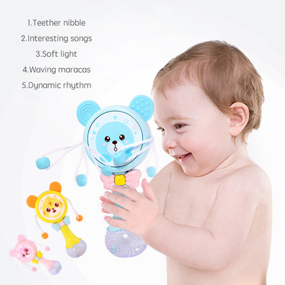 Baby Music Teether Rattle Animals Cartoon Toys 795962098768