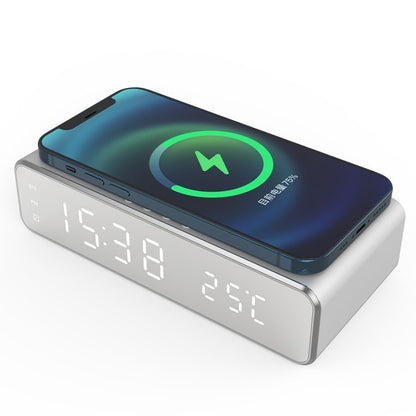 Wireless Charging Time Display Thermometer Alarm Clock - 图片 4