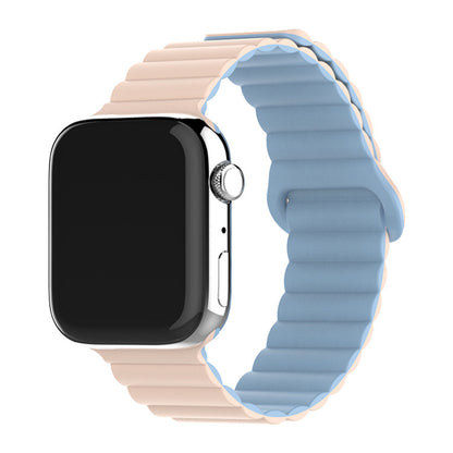Two-color Silicone Magnetic Back Ring Buckle Watch Band 7963af5f 919a 479a b1f6 6862bb1788e5
