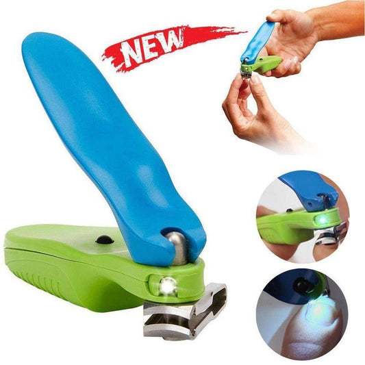 Handle 150 Degree Swivel Nail Clipper with LED Light 7966827257262