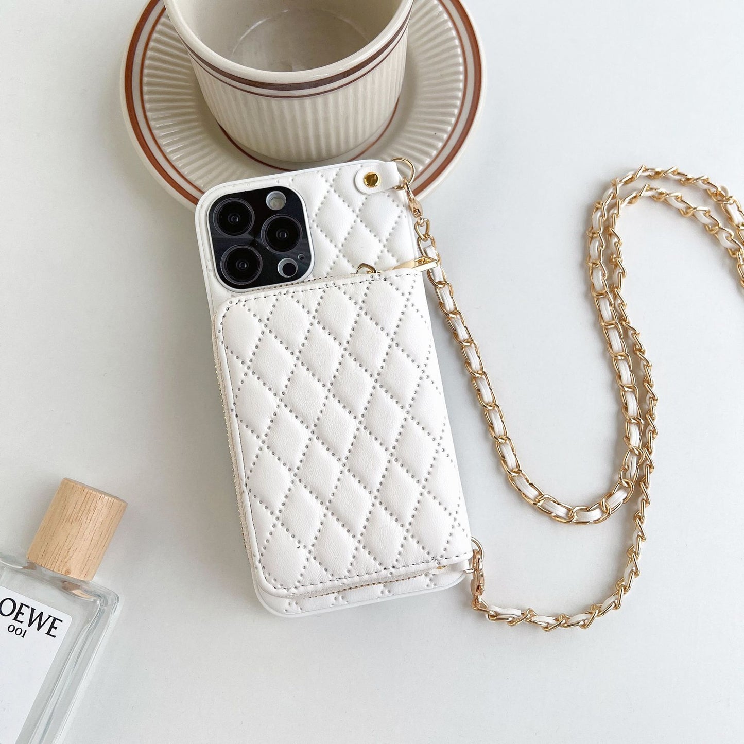 Crossbody Card Insert Case Luxury Rhombus Lamb Skin 7969bc4f 4fe1 481d 97ca 94a94418c426