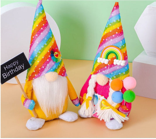New Rainbow Birthday Rudolph Doll Ornaments 796adbfa a9c1 4fc8 8103 378fafbe3017