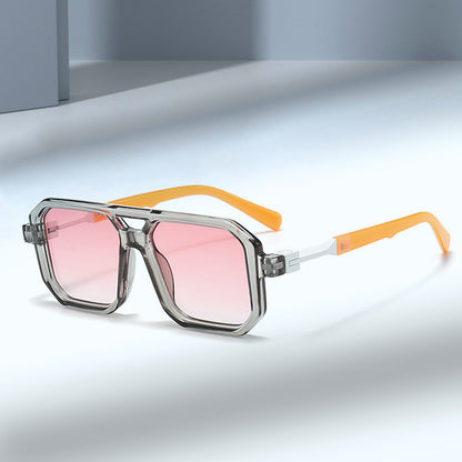Retro Double Beam Pilot Catwalk Light Luxury Sunglasses Ins 796ae990 cd7b 4775 a9ba 9d02ab913791