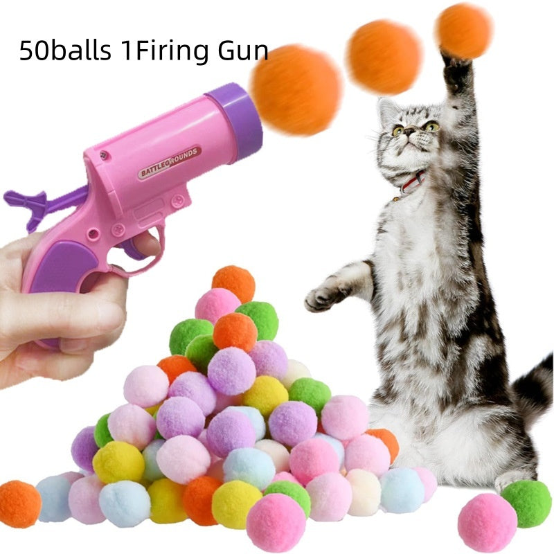 Cat Toy Pompons Gun Mute Ball 796e111d 30a7 43e5 ab2c 9eb82809cb3d