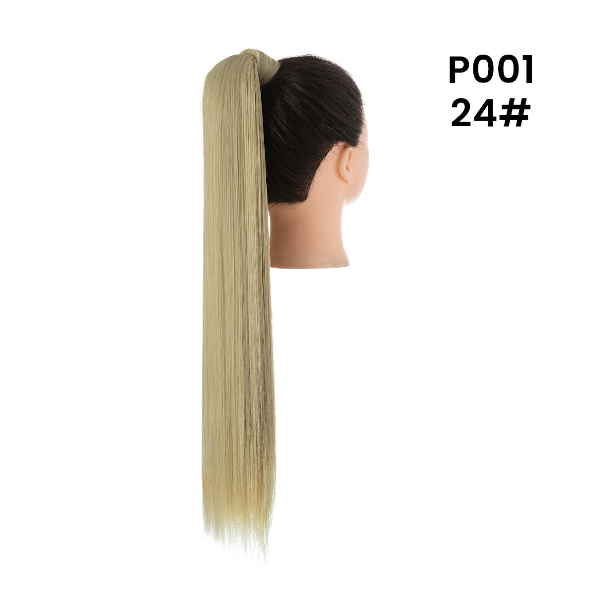 Long Straight Hair Ponytail High Temperature Matte Silk Velcro Winding Wig 796e8431 38cb 405e 95e1 d99ac798e5fb