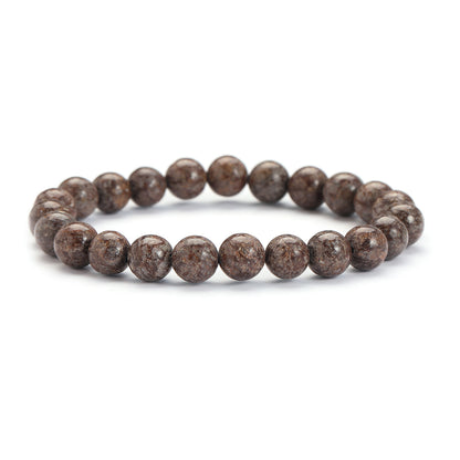 Unakite Bracelet Single Circle 8mm Natural Stone Bracelet Minimalist Blue Grain Stone Daily Bracelet 7970f2c1 64e1 4626 958b 