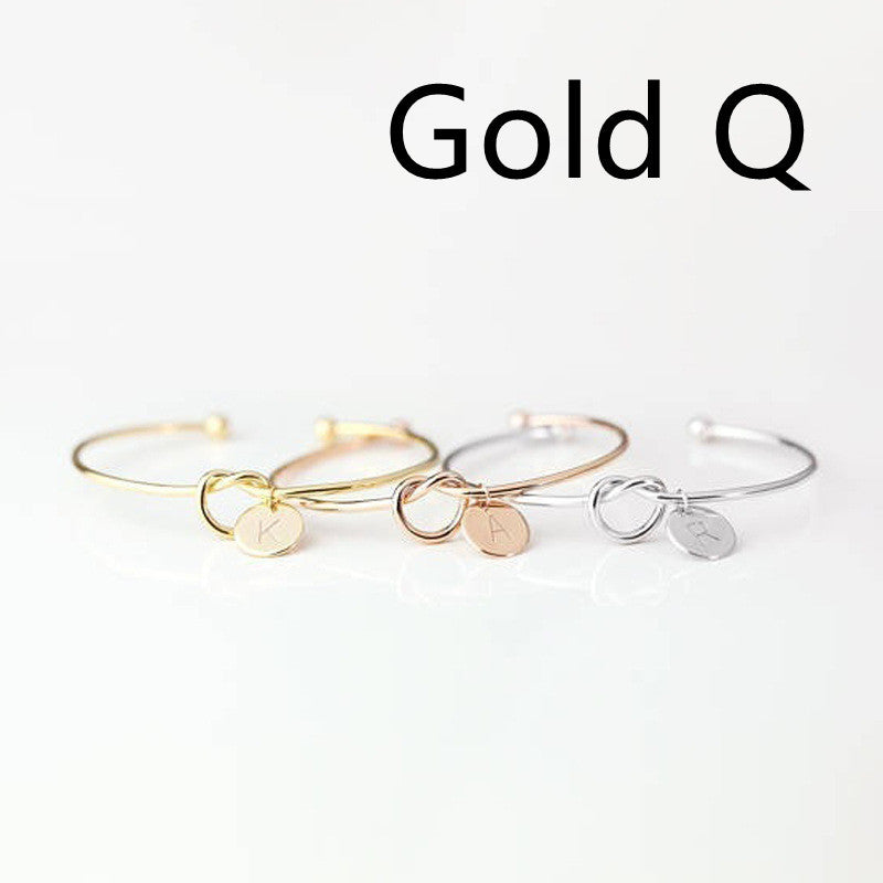 European And American Fashion Dead Knot Letter Bracelet 7975330e 9446 4b38 a1b9 32bd5e17b25e