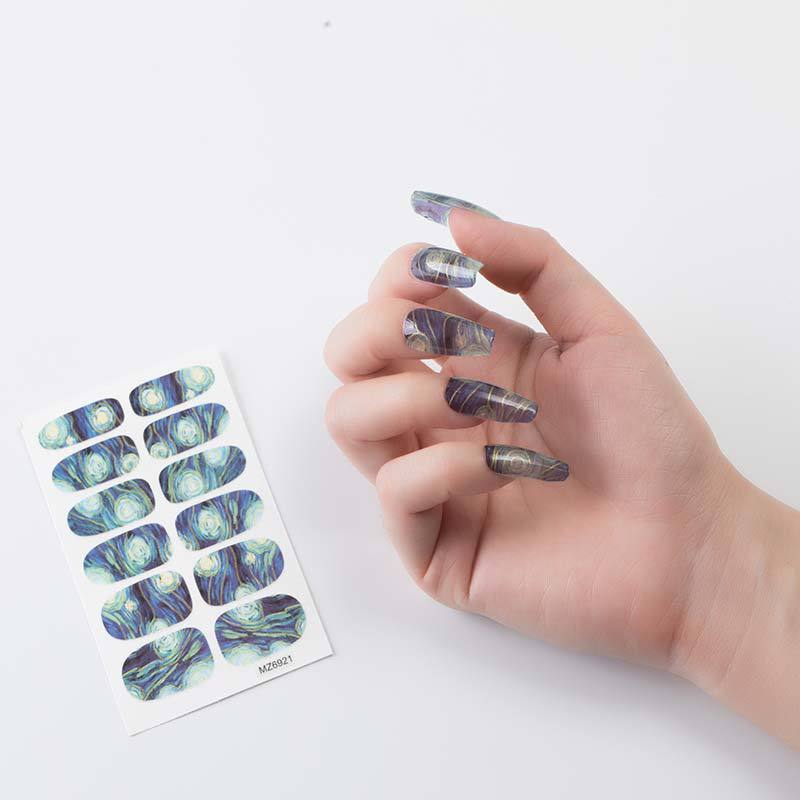 Nail Sticker European And American Oil Painting Art 79817fef 354e 41c2 bb26 85aa59c378b4