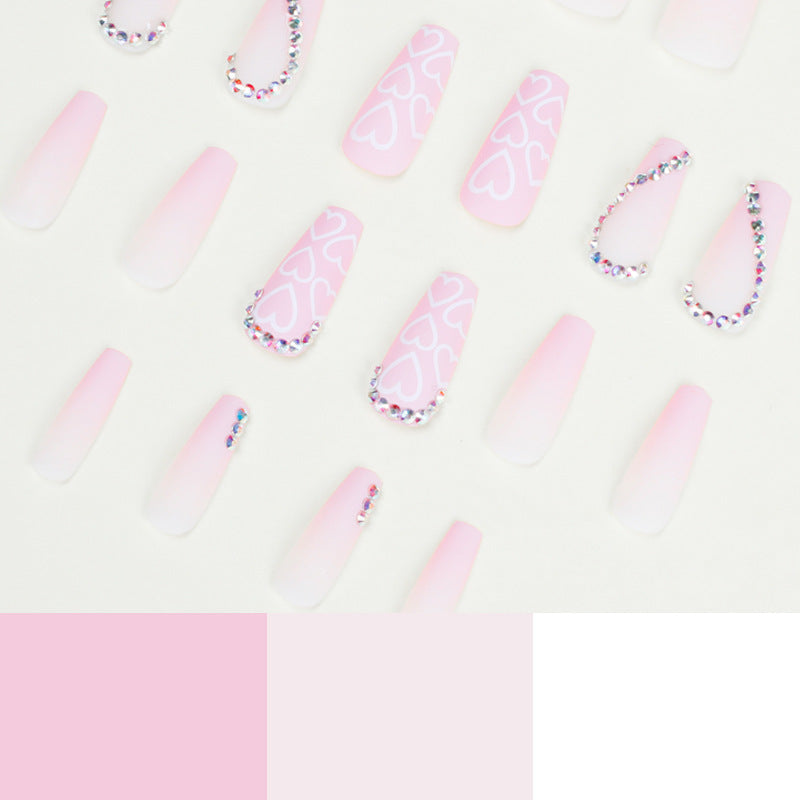 Heart Shape Rhinestone Nail Stickers Wear Armor 799950a9 6535 4a79 9b0e f606dbbd2ba7