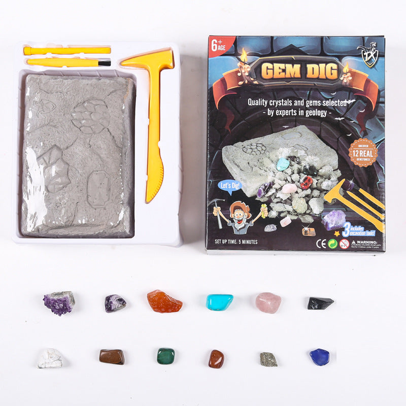 Gem Dig Kit Dig Up 17 Gems STEM Science &amp Educational Toys Make Great Kids Activities 799b3413 b76d 421e b956 6a5d4c199861