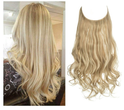 Wig Female Extension Chemical Fiber Long Curly Hair Matte High-temperature Fiber Fishing Thread Wig Set 79a41904 216d 47da b3