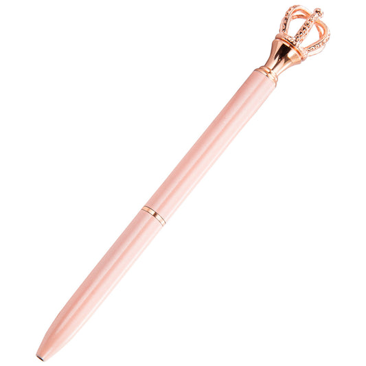 Crown Band Diamond Metal Ballpoint Pen Scepter Metal Pen Fashion Gift Pen - 图片 1