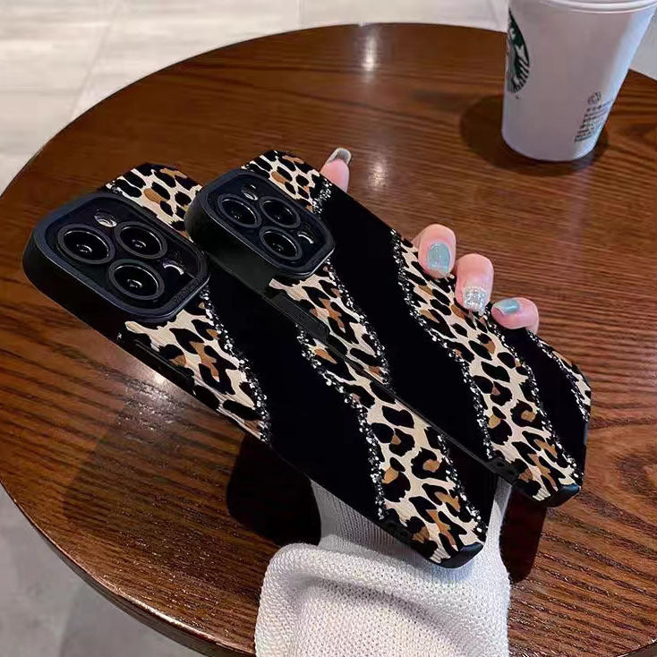 Niche Leopard Vertical Pattern Drop-resistant Phone Case 79b0ba63 0d77 424b 8e41 c6fad6700d9f