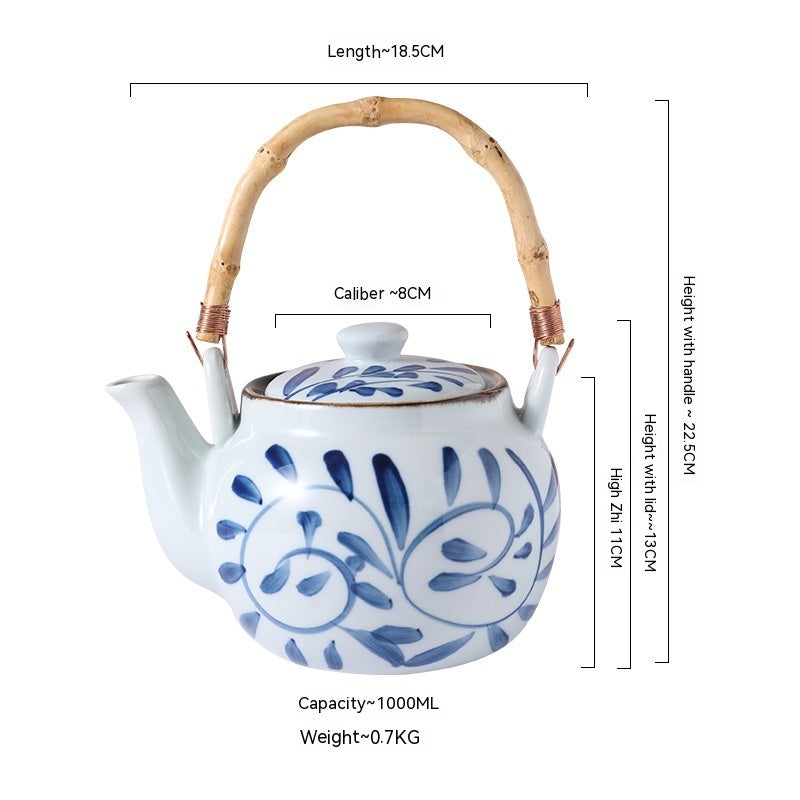 Porcelain Household Ceramic Kettle Tea Japanese Retro 79e3f017 4219 48c6 9e46 75b55f541f3d