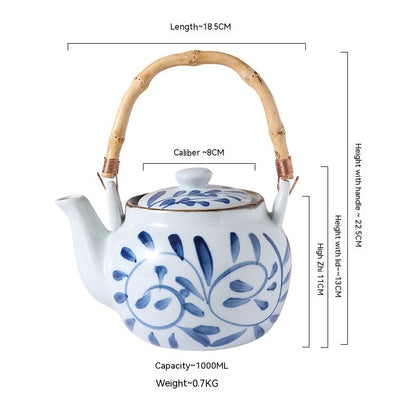 Porcelain Household Ceramic Kettle Tea Japanese Retro 79e3f017 4219 48c6 9e46 75b55f541f3d