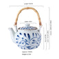 Porcelain Household Ceramic Kettle Tea Japanese Retro 79e3f017 4219 48c6 9e46 75b55f541f3d