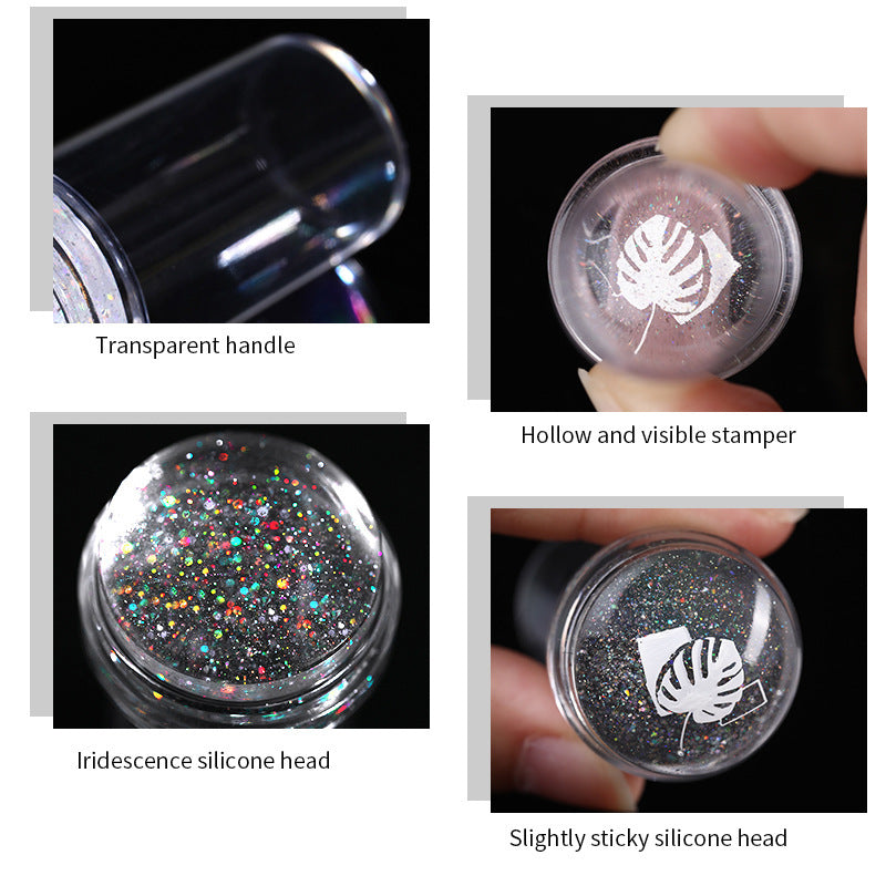Nail Stamp Printed Transparent Colorful Handle Seal Magic Color Laser 79fc11d9 6908 489c 9cd8 6ab81757f6fb