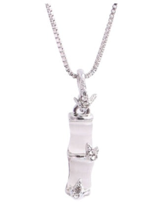 Design Sense Bamboo Pendant Titanium Steel Necklace 7a0467a9 d145 4b4d a7da 803b65268ba4