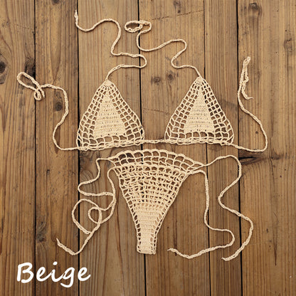 Handmade Crochet Mini Bikini Suit Beach Micro Swimsuit 7a16d833 698f 4b8a 894b 493696a9e401