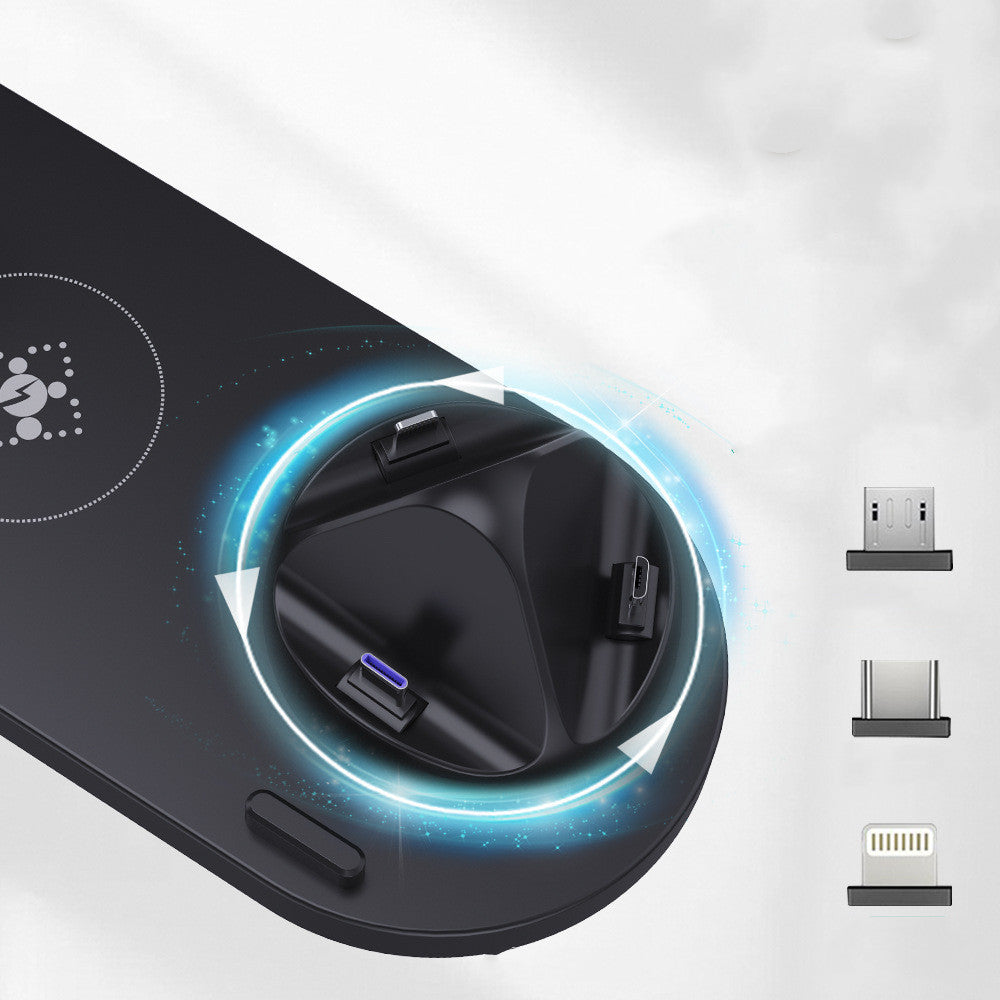 Plastic 3 In 1 Wireless Charger Stand Fast - 图片 3