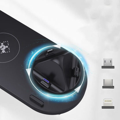 Plastic 3 In 1 Wireless Charger Stand Fast - 图片 3
