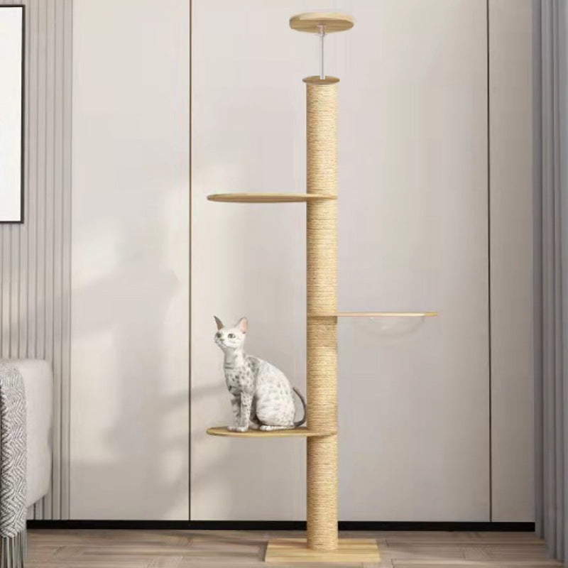 Solid Wood Column Cat Climbing Frame Toy 7a21b773 b451 4d02 8289 a1ad6ba93695