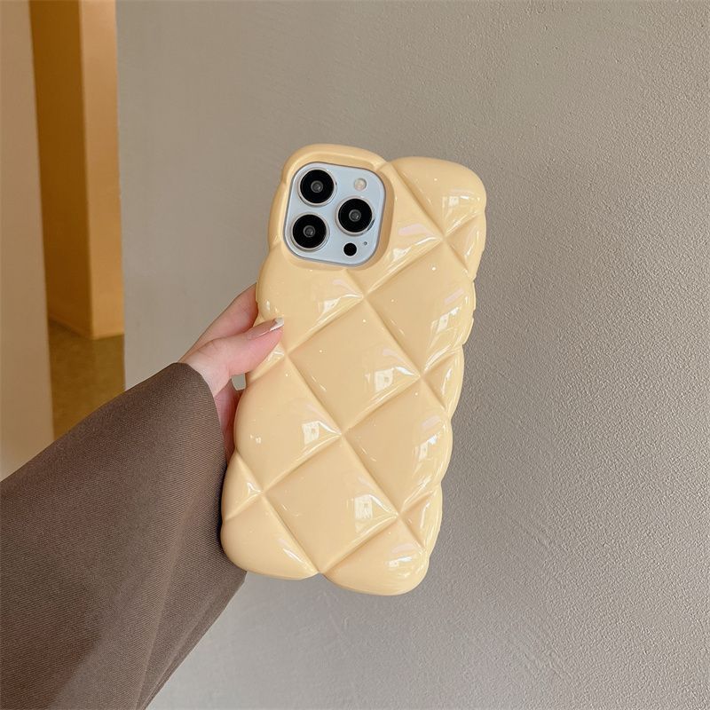 Autumn And Winter Three-dimensional Solid Color Plaid Phone Case 7a966c4c 2c90 4fd8 8708 9e77dbc7433e