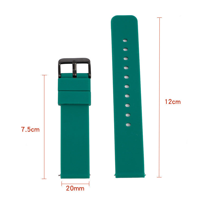 Multicolor Silicone Waterproof Smart Watch Band 7a9ec45a 00ce 4573 a786 1ecb536a04cd