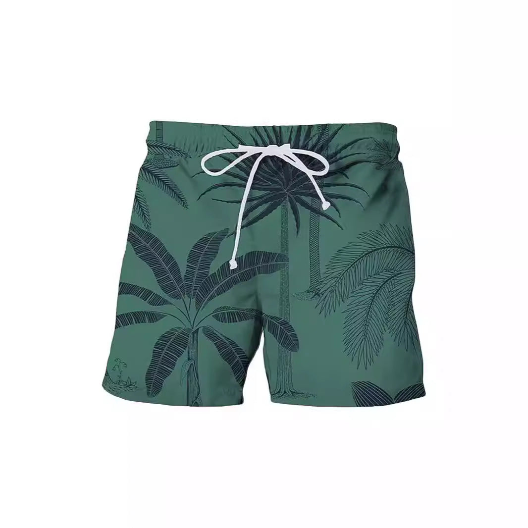Summer Japanese Banana Leaf Beach 3D Digital Printing Beach Pants Men's Casual Shorts 7ac47f0b 1f31 4847 a368 1e76310659d5