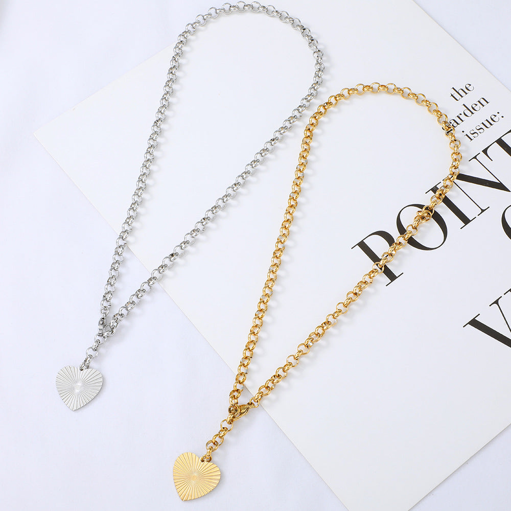Love Pendant Stainless Steel Necklace 7ad535b9 178d 4824 b3e9 06cd00c8242c