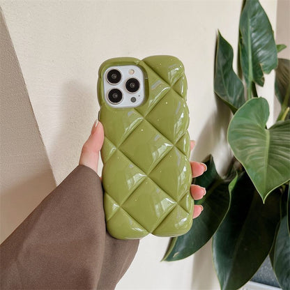 Autumn And Winter Three-dimensional Solid Color Plaid Phone Case 7ad6c361 0142 46e4 bab0 d24a5fa6fff3